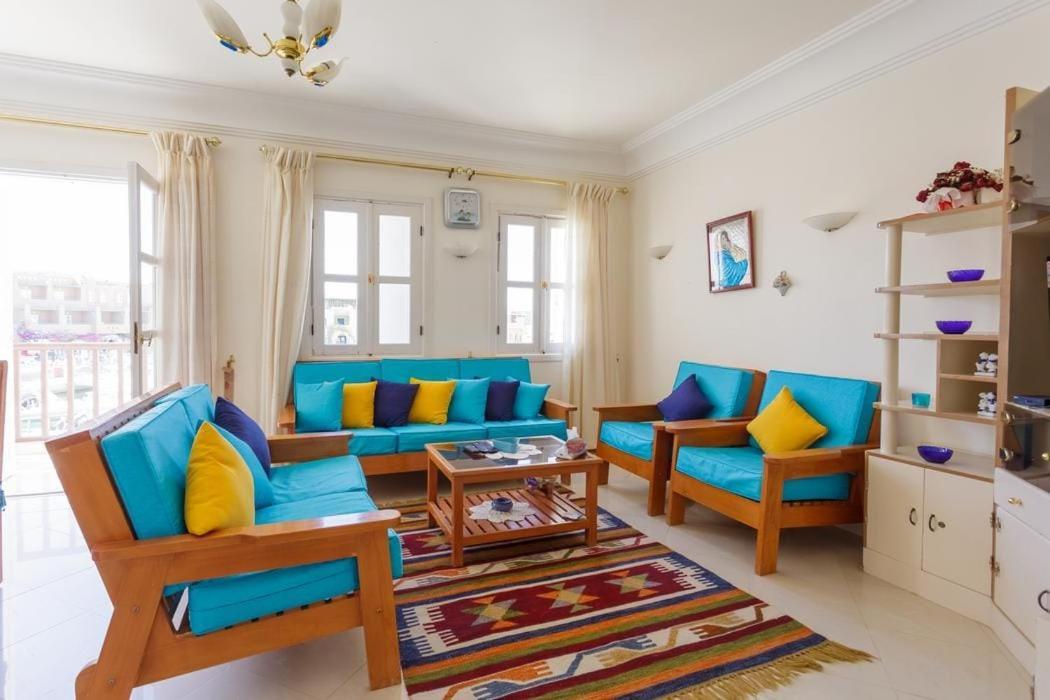 Abu-Tig Marina Apartment- El Gouna Hurghada Bagian luar foto