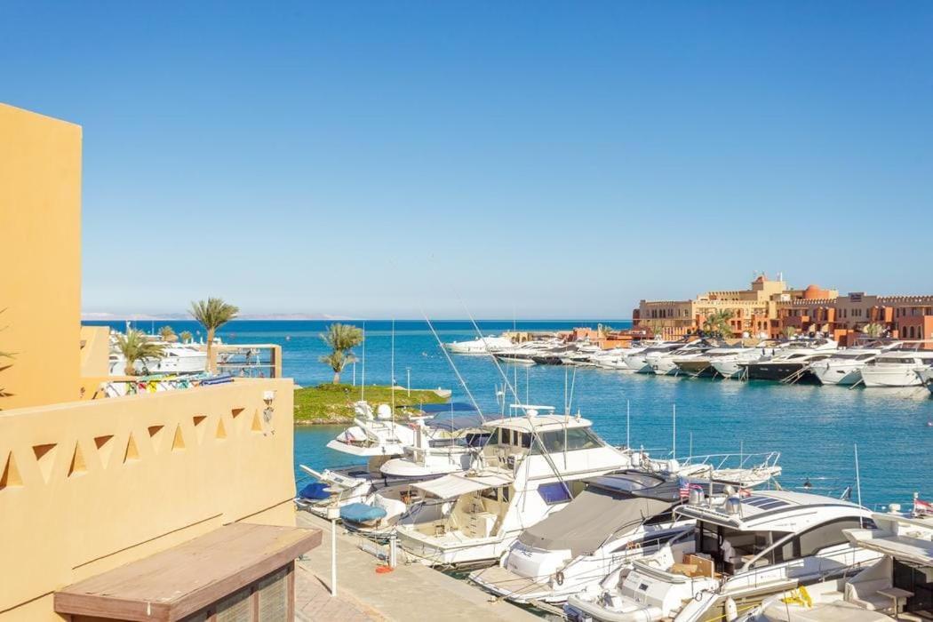 Abu-Tig Marina Apartment- El Gouna Hurghada Bagian luar foto